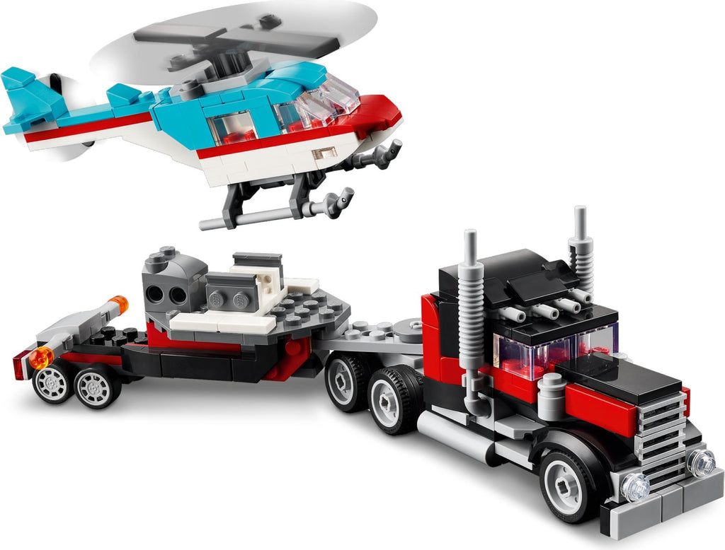 LEGO 31146 Flatbed Truck with Helicopter