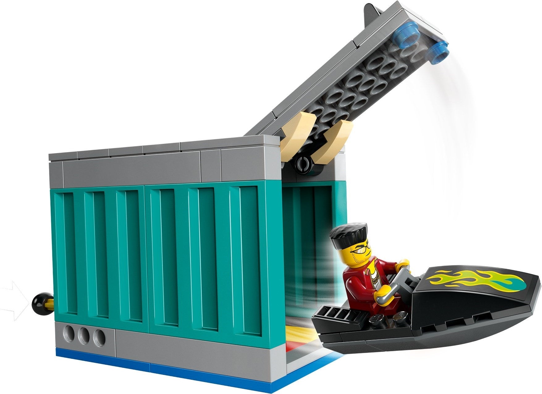 LEGO 60417 Police Speedboat and Crooks' Hideout