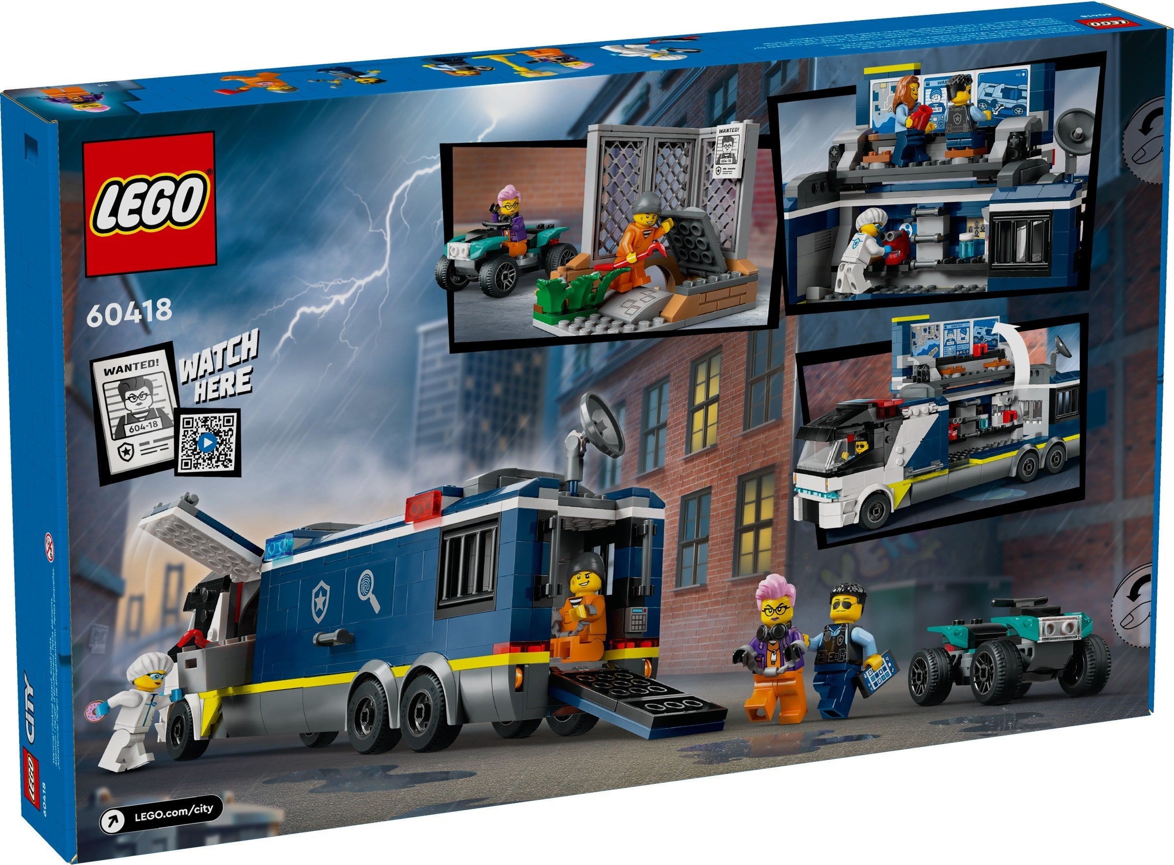 LEGO 60418 Police Mobile Crime Lab Truck