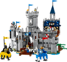 LEGO 31168 Medieval Horse Knight Castle set with knights and flags on a white background