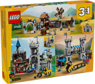 LEGO 31168 Medieval Horse Knight Castle set packaging with castle and village scenes