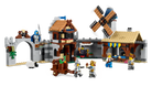 LEGO 31168 Medieval Horse Knight Castle set with medieval village scene including buildings and characters on a white background