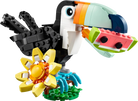 LEGO 31173 Tropical Toucan set on a white background