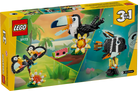 LEGO 31173 Tropical Toucan set packaging with tropical animals and '3 in 1' feature
