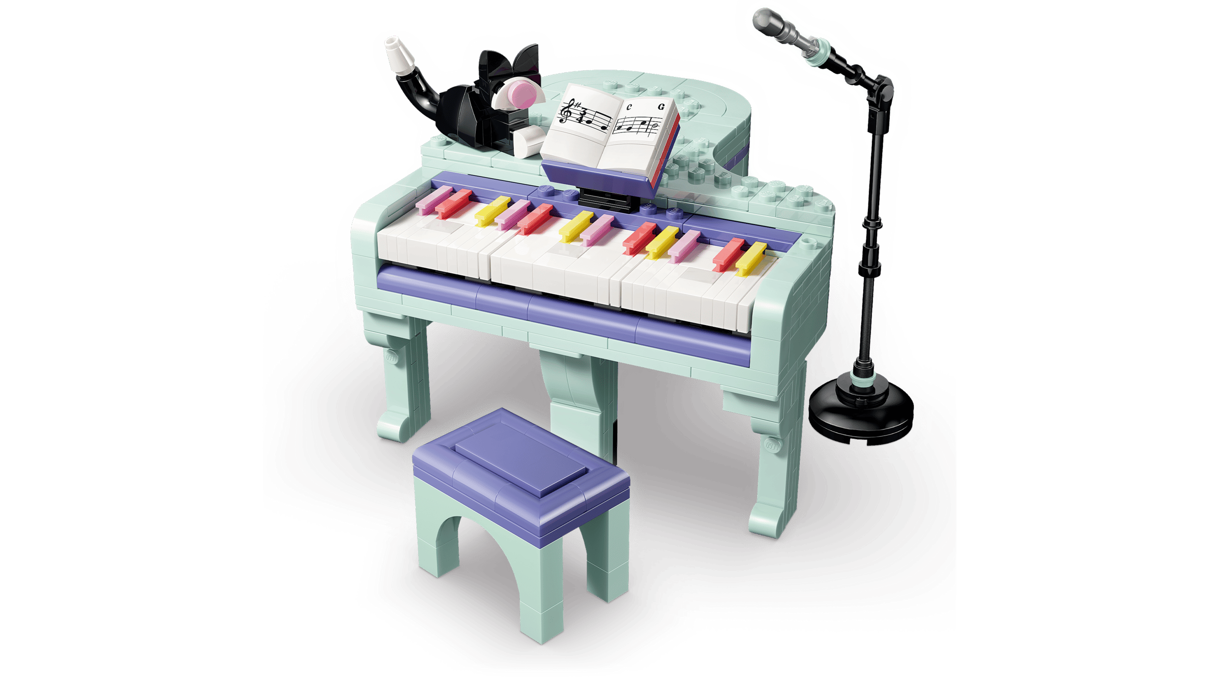 LEGO 31392 Music Decor Piano with Cat
