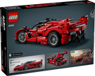 LEGO 42212 Ferrari FXX K packaging with red sports car model on a dark background