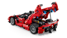 LEGO 42212 Ferrari FXX K Red sport car model built with interlocking bricks on a white background