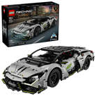 LEGO Technic LEGO 42214 Lamborghini Revuelto sports car set with packaging in the background