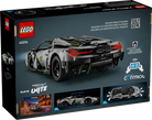 LEGO Technic 42214 Lamborghini Revuelto car set packaging on a dark background