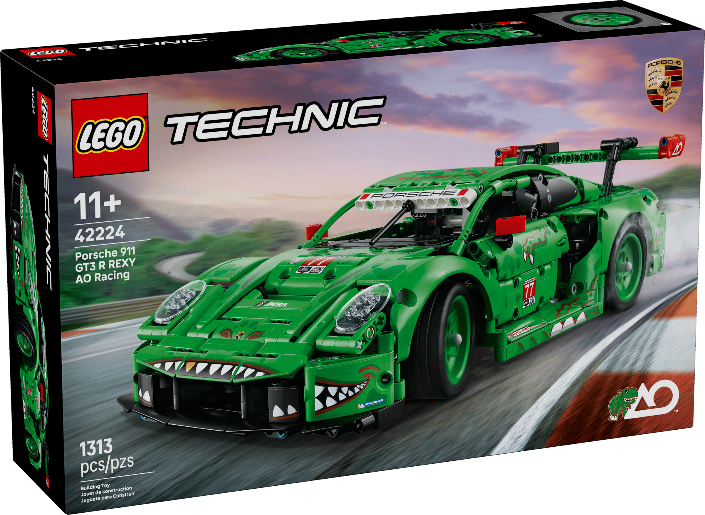 LEGO 42224 Porsche 911 GT3 R REXY AO Racing