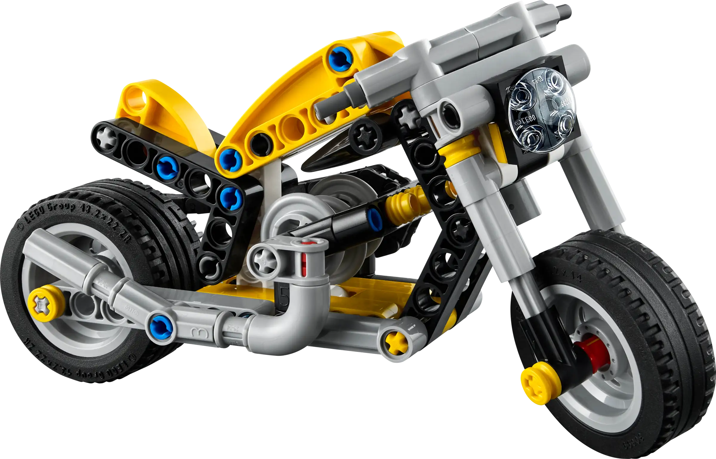 LEGO 42225 Yellow Motorcycle