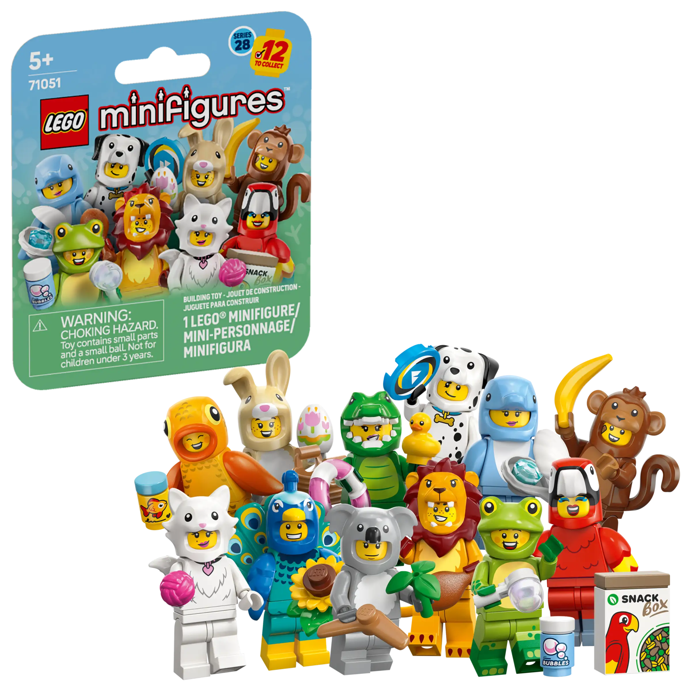 LEGO 71051 Minifigures - Animals Series 28 - Complete Set