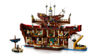 Piracy-themed LEGO 75640 The Baratie Floating Restaurant set with detailed ship and figures on a white background