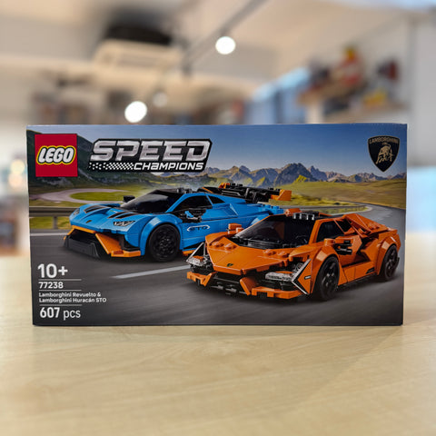 LEGO 77238 Lamborghini Revuelto & Lamborghini Huracán STO