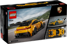 LEGO 77239 Porsche 911 GT3 RS building set packaging with yellow sports car on a road