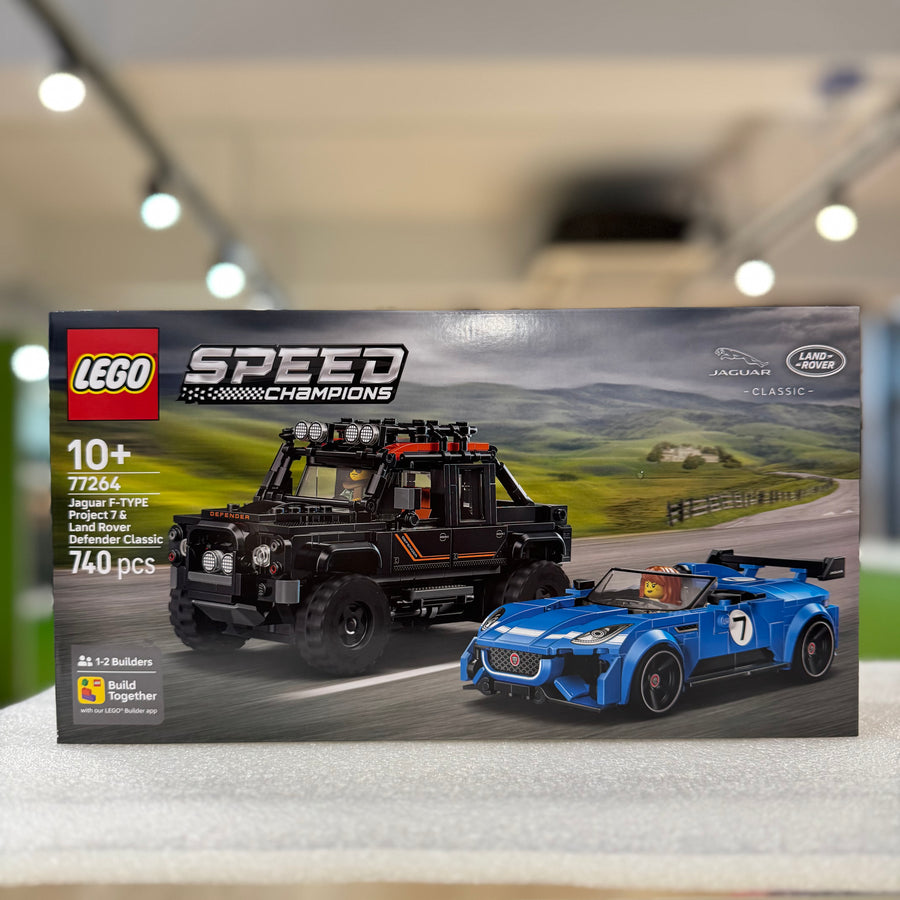 LEGO 77264 Jaguar Project 7 and Land Rover Defender