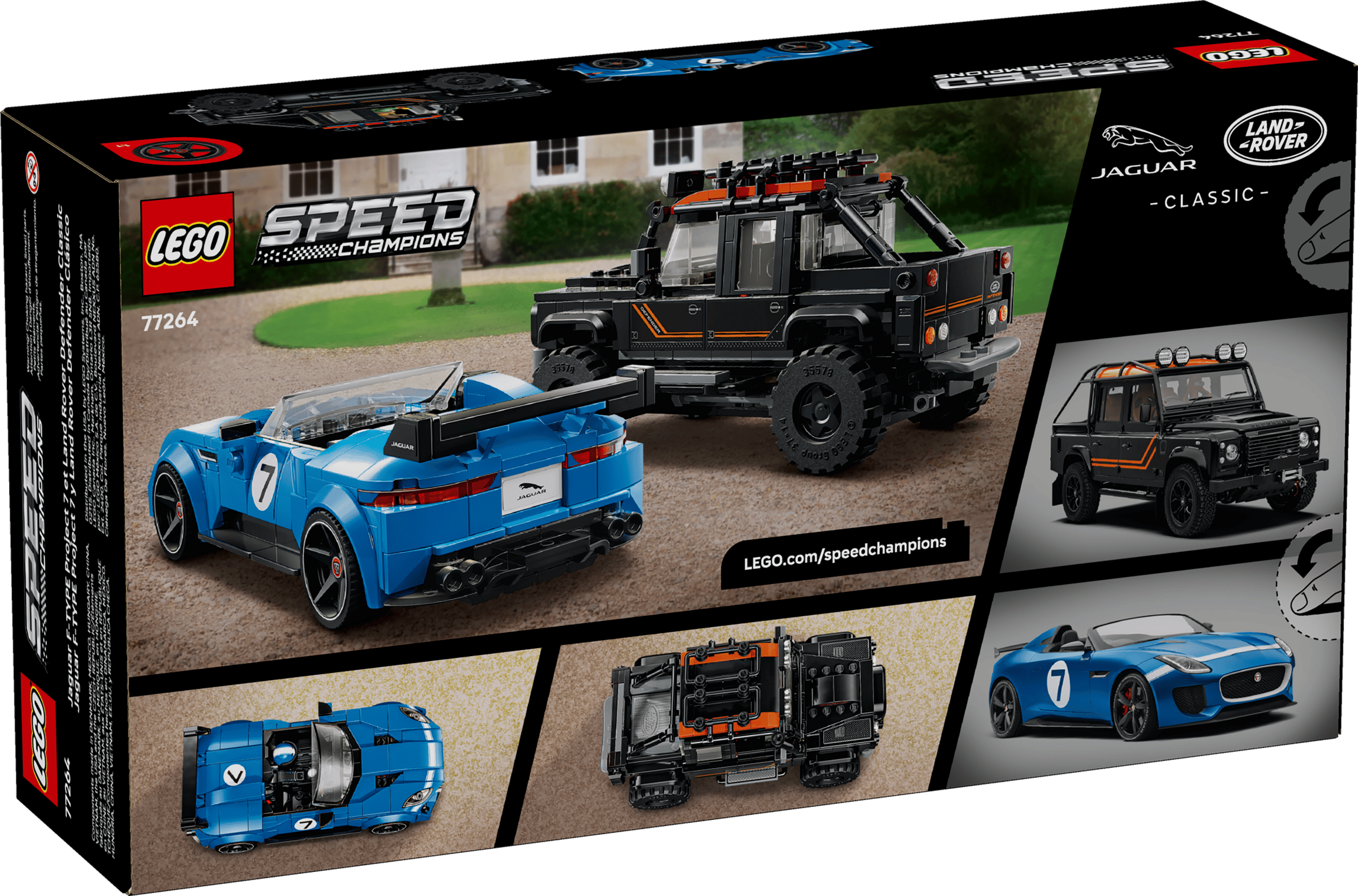LEGO 77264 Jaguar Project 7 & Land Rover Defender