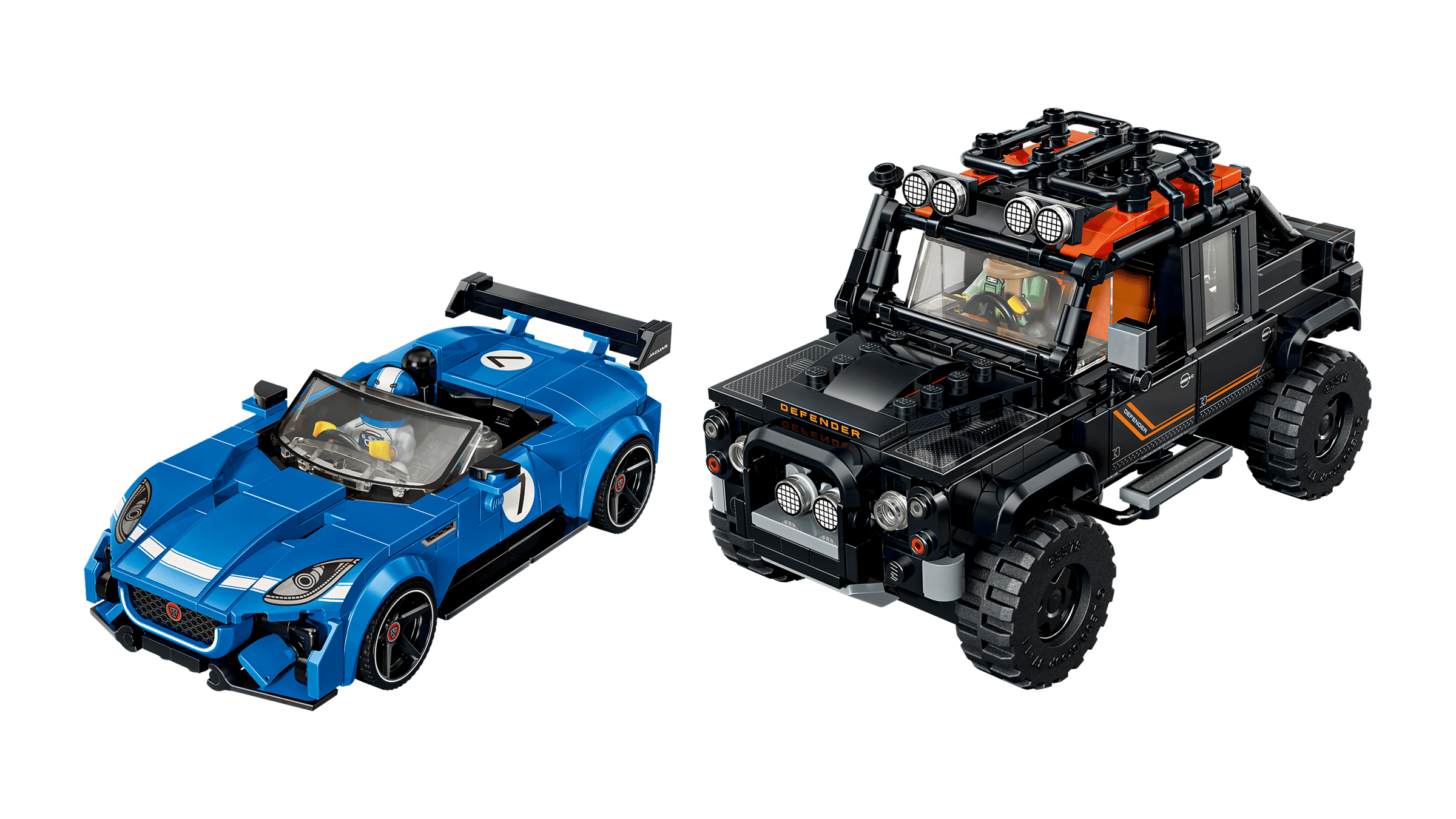 LEGO 77264 Jaguar Project 7 & Land Rover Defender
