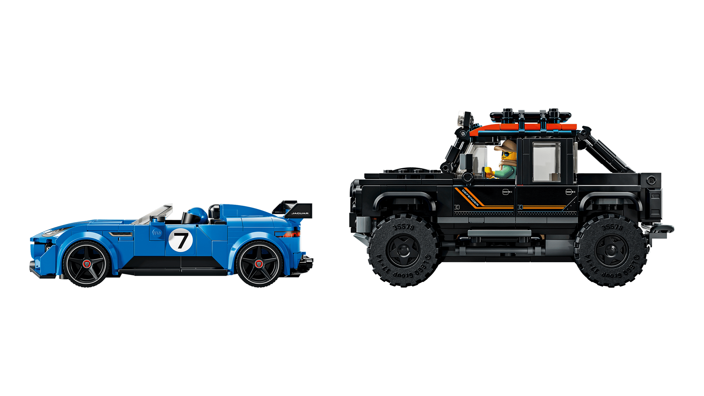 LEGO 77264 Jaguar Project 7 & Land Rover Defender