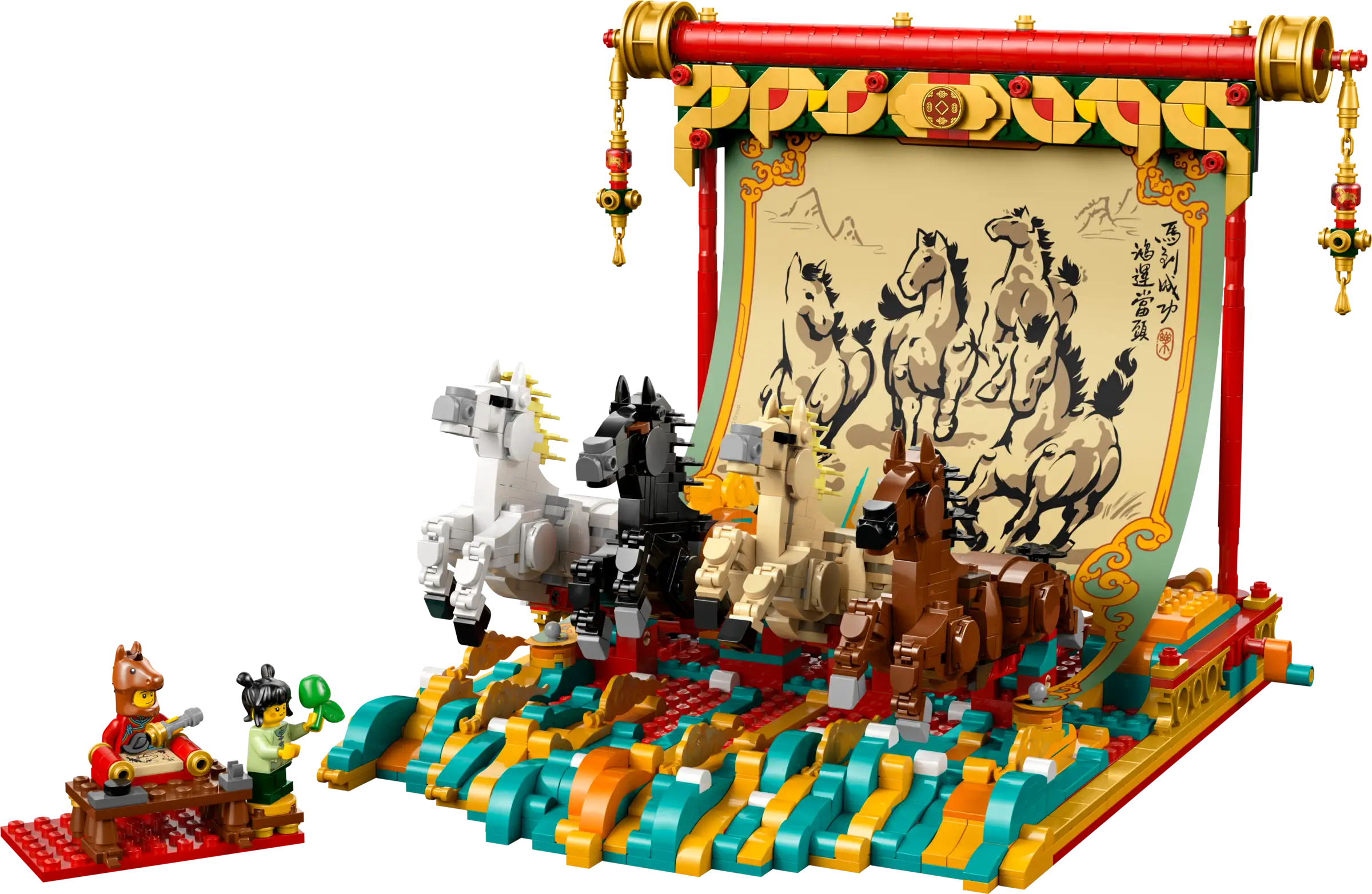 LEGO 80119 Galloping Horses Canvas