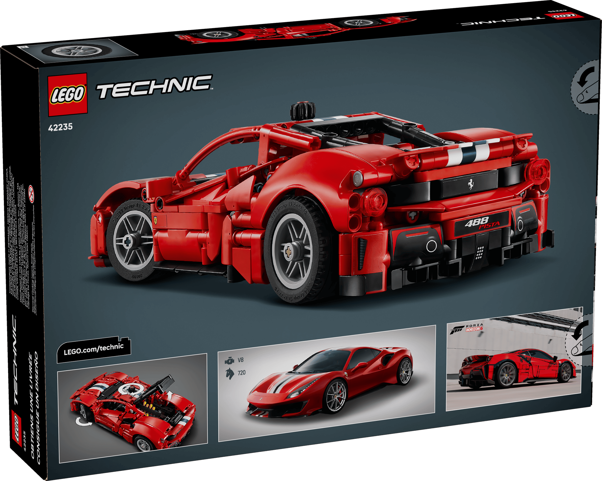 LEGO Technic 42235 Ferrari 488 Pista Car