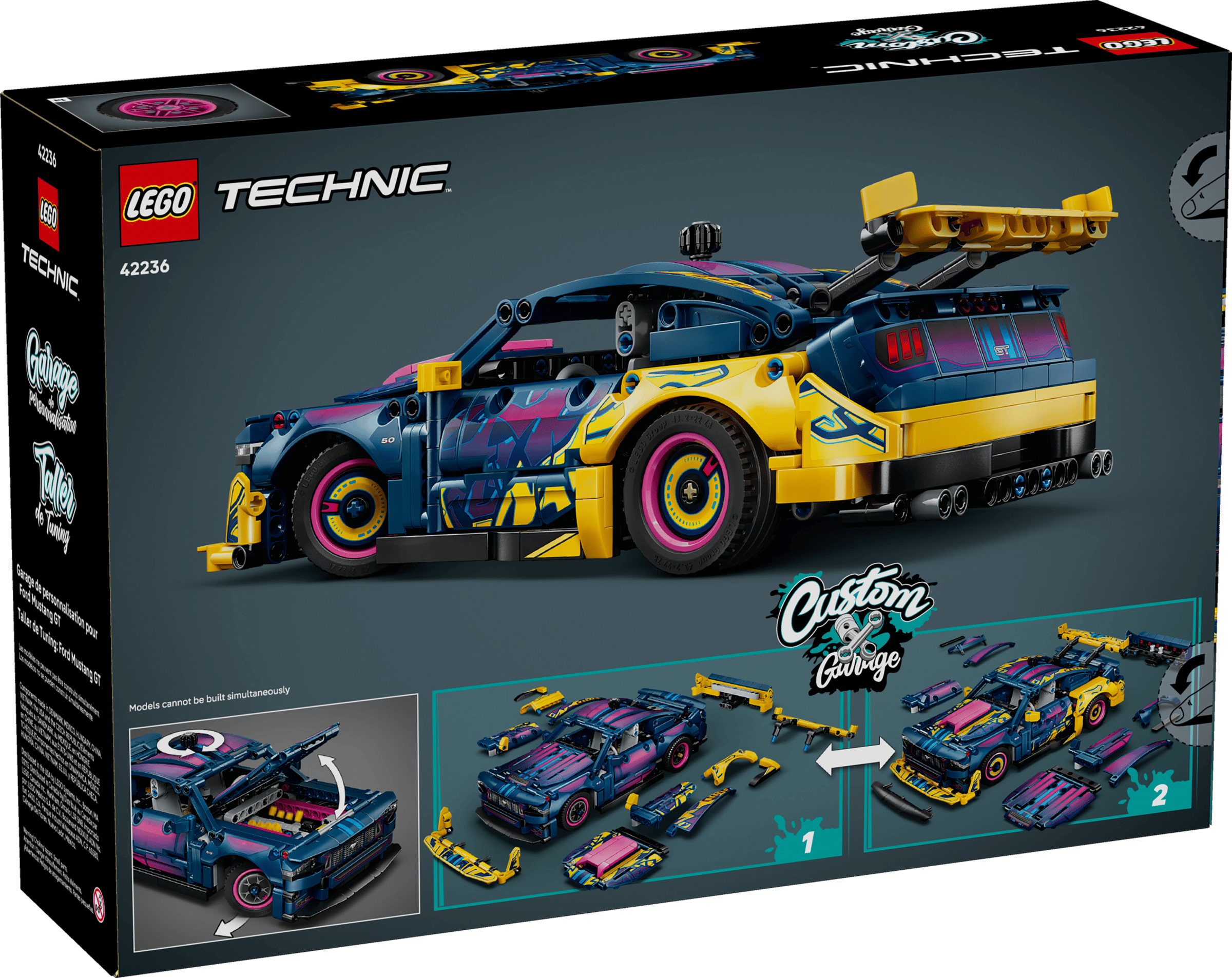 LEGO Technic 42236 Custom Garage Ford Mustang GT Car