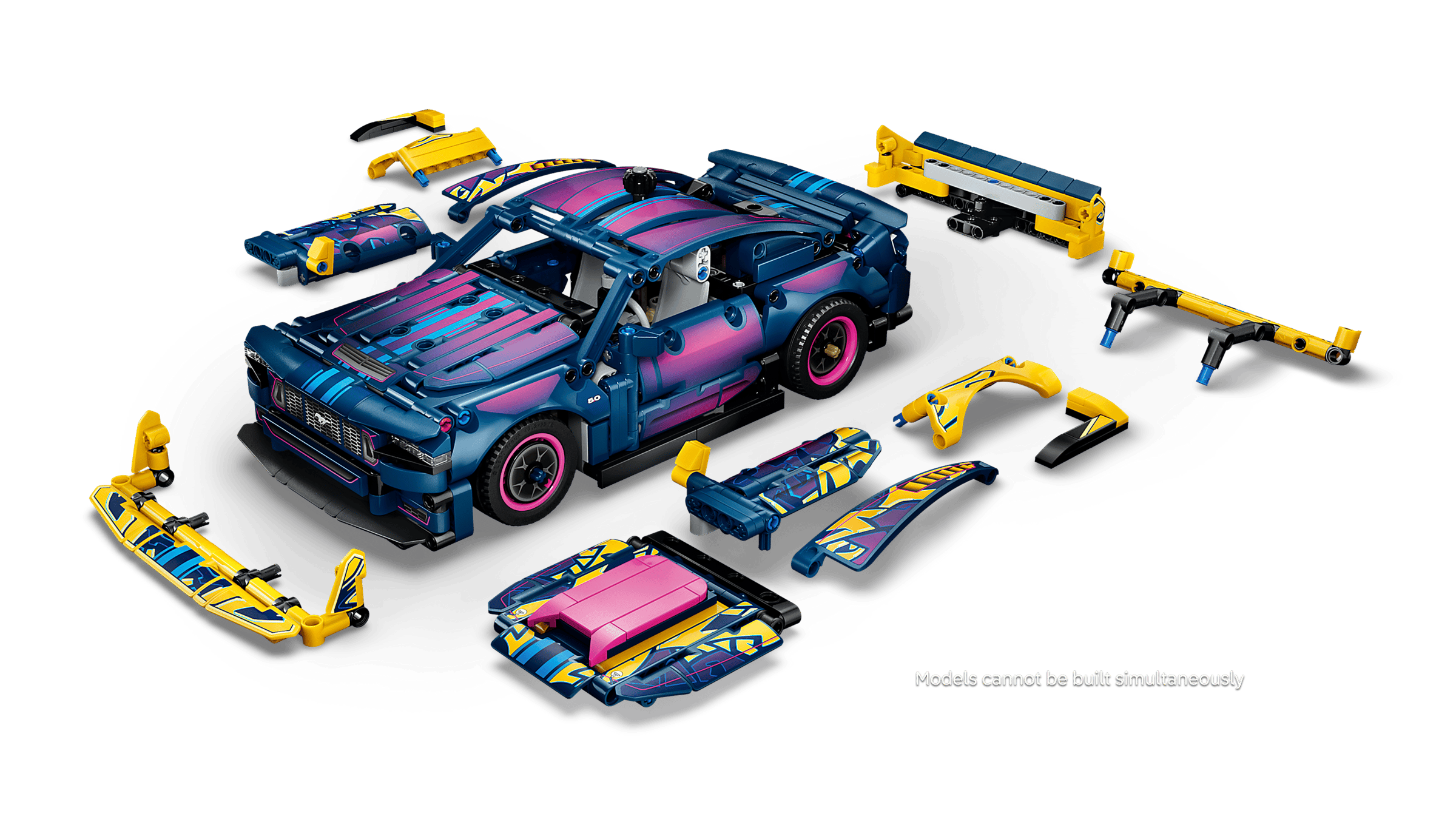 LEGO Technic 42236 Custom Garage Ford Mustang GT Car