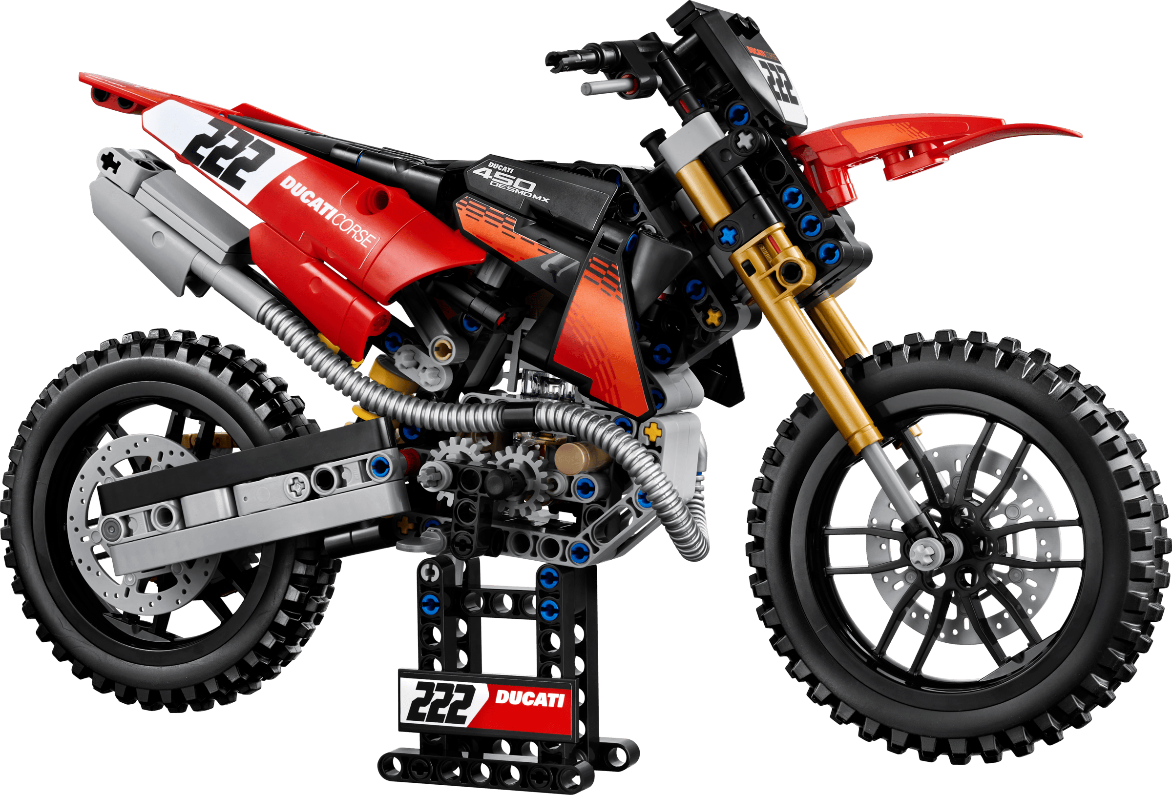 LEGO Technic 42238 Ducati Desmo450 MX Factory Motorcycle
