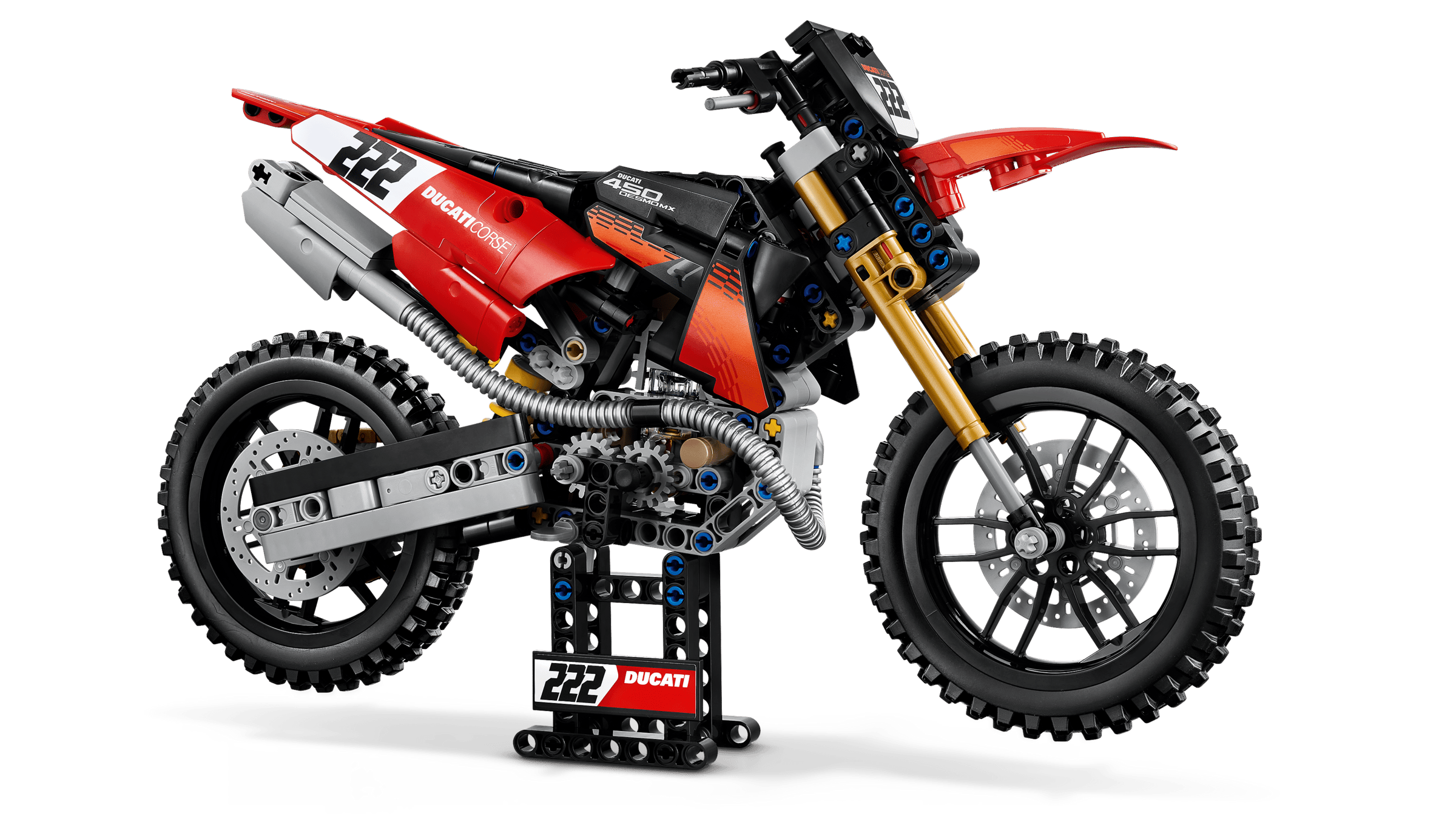 LEGO Technic 42238 Ducati Desmo450 MX Factory Motorcycle