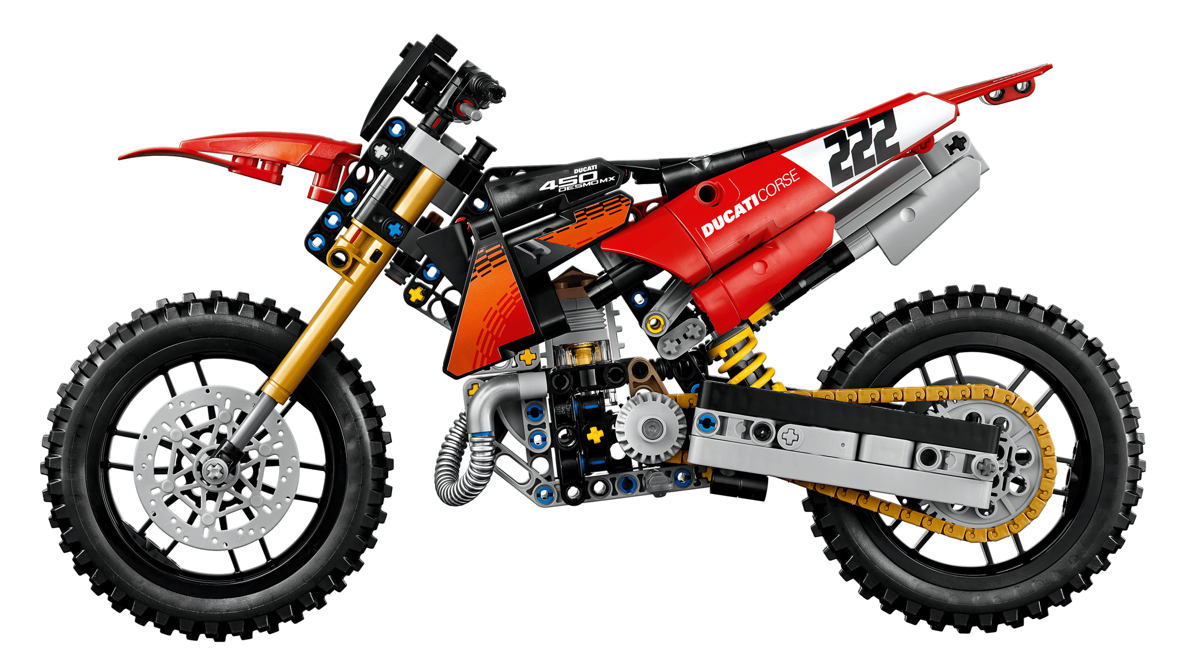 LEGO Technic 42238 Ducati Desmo450 MX Factory Motorcycle