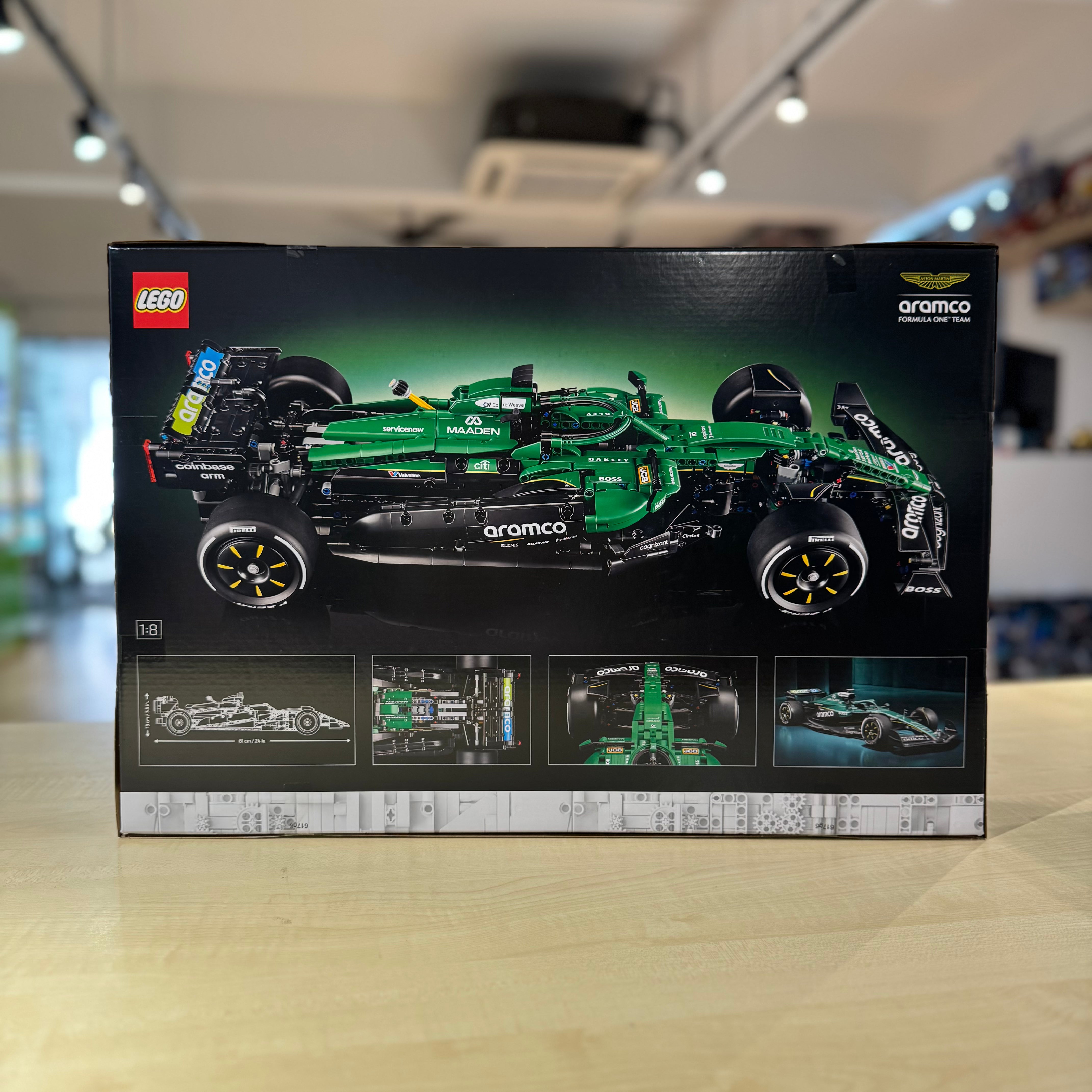 LEGO Technic 42240 Aston Martin Aramco AMR25 F1 Car