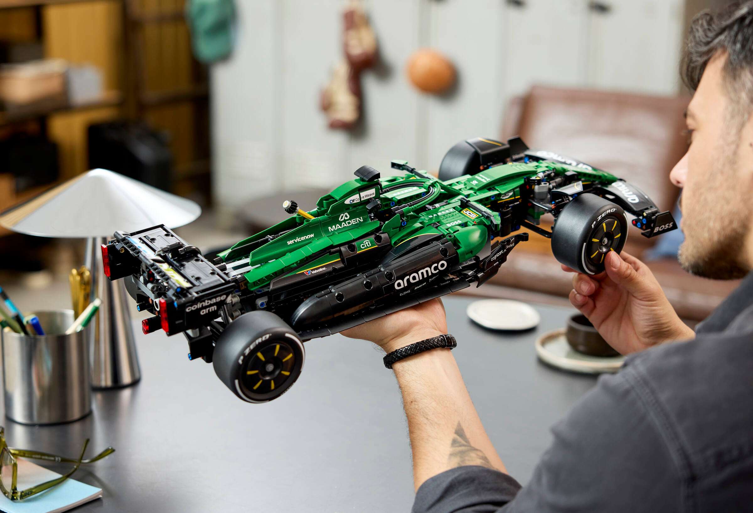 LEGO Technic 42240 Aston Martin Aramco AMR25 F1 Car