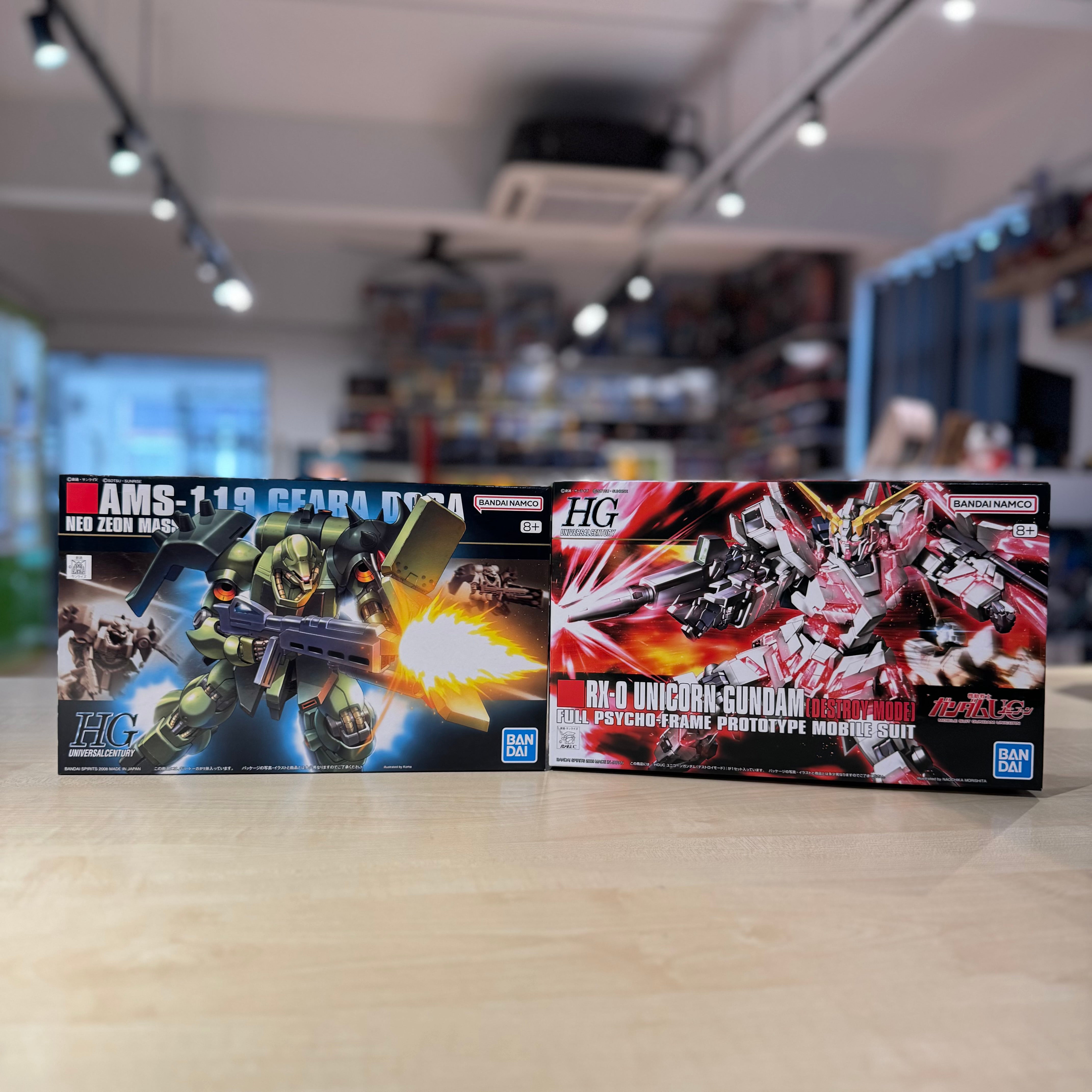 Late UC Encounter Combo – HGUC Geara Doga + HGUC Unicorn Gundam Destroy Mode