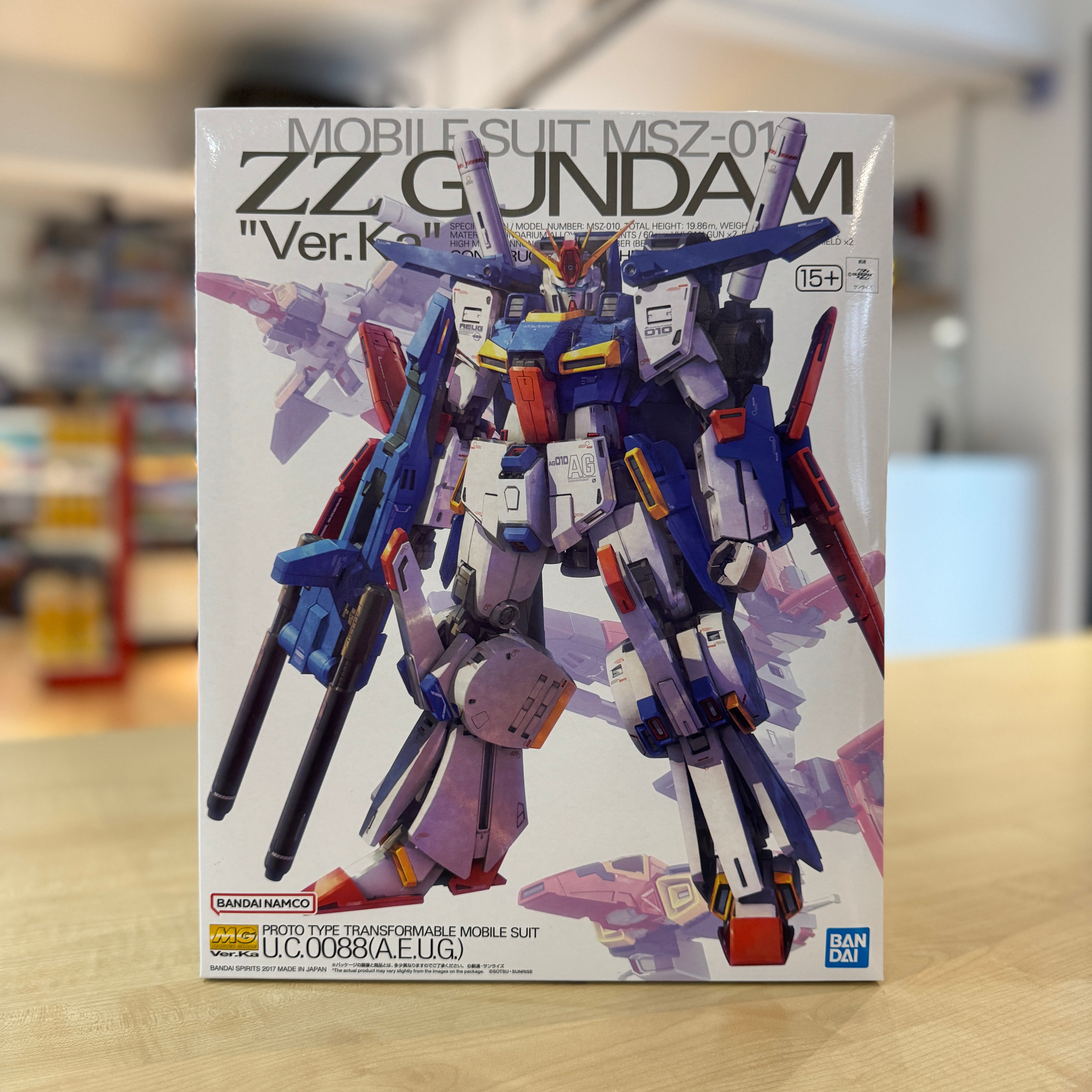 MG 1/100 MSZ-010 ZZ Gundam Ver Ka
