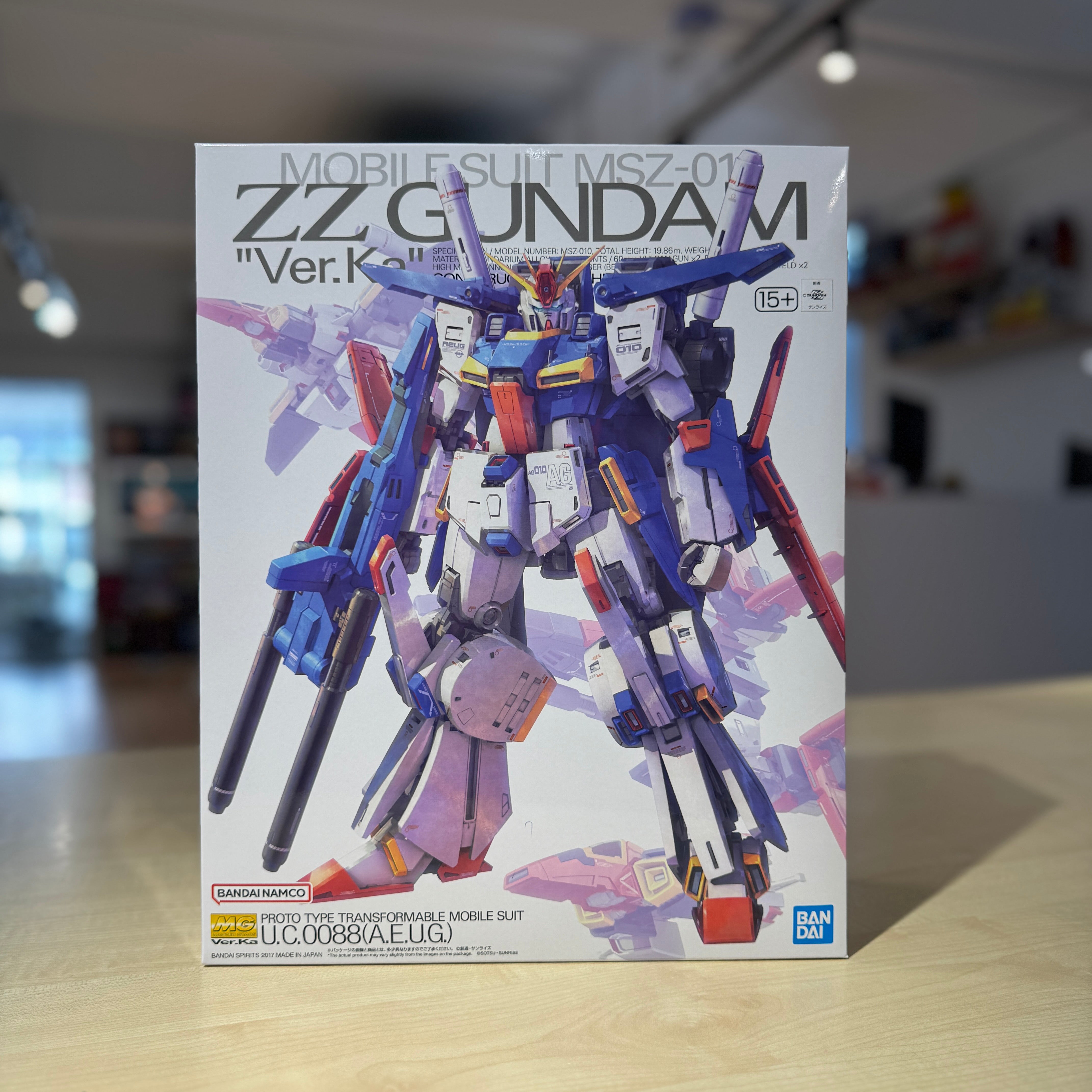 MG 1/100 MSZ-010 ZZ Gundam Ver Ka