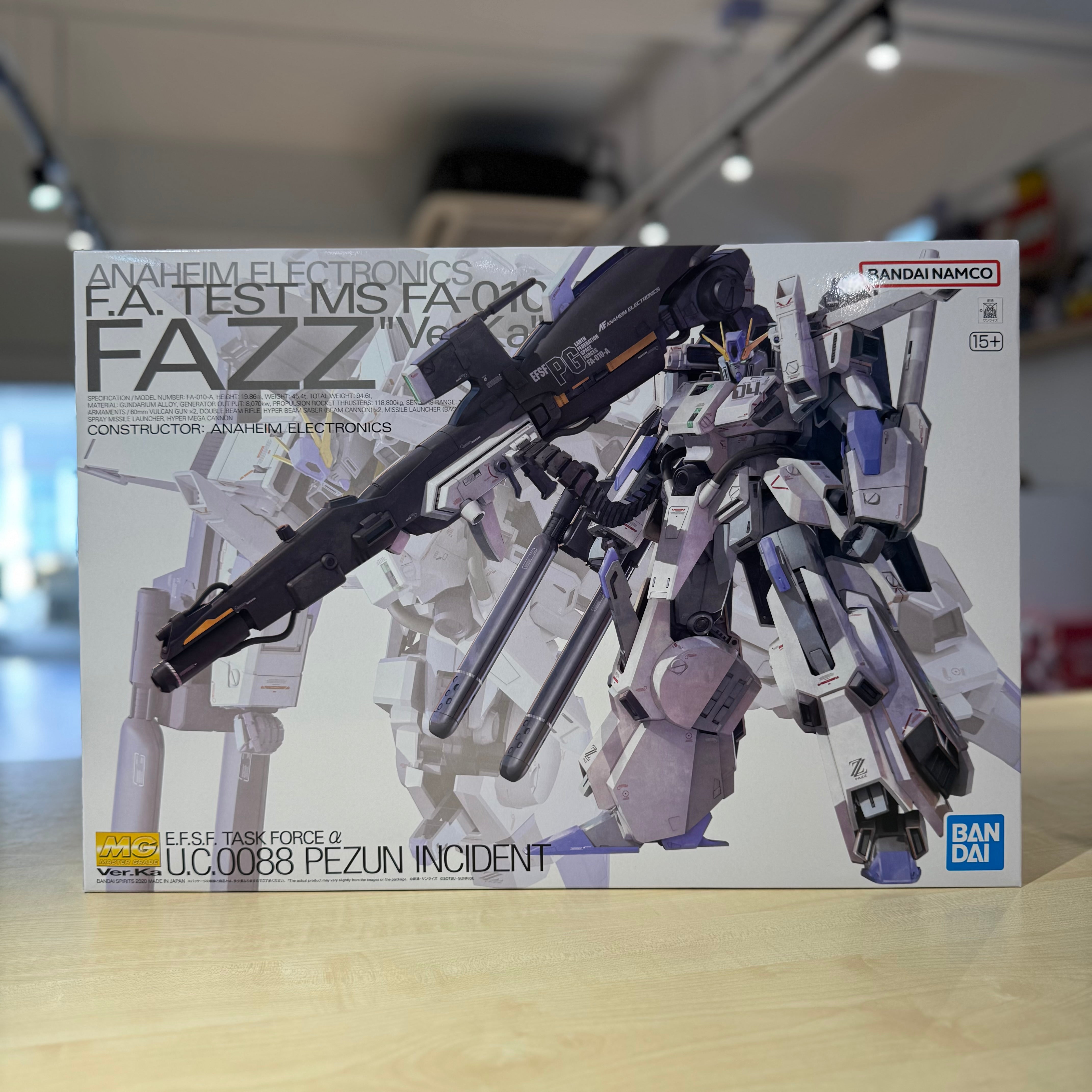 MG 1/100 FAZZ Ver.Ka | Gundam Sentinel Master Grade Model Kit
