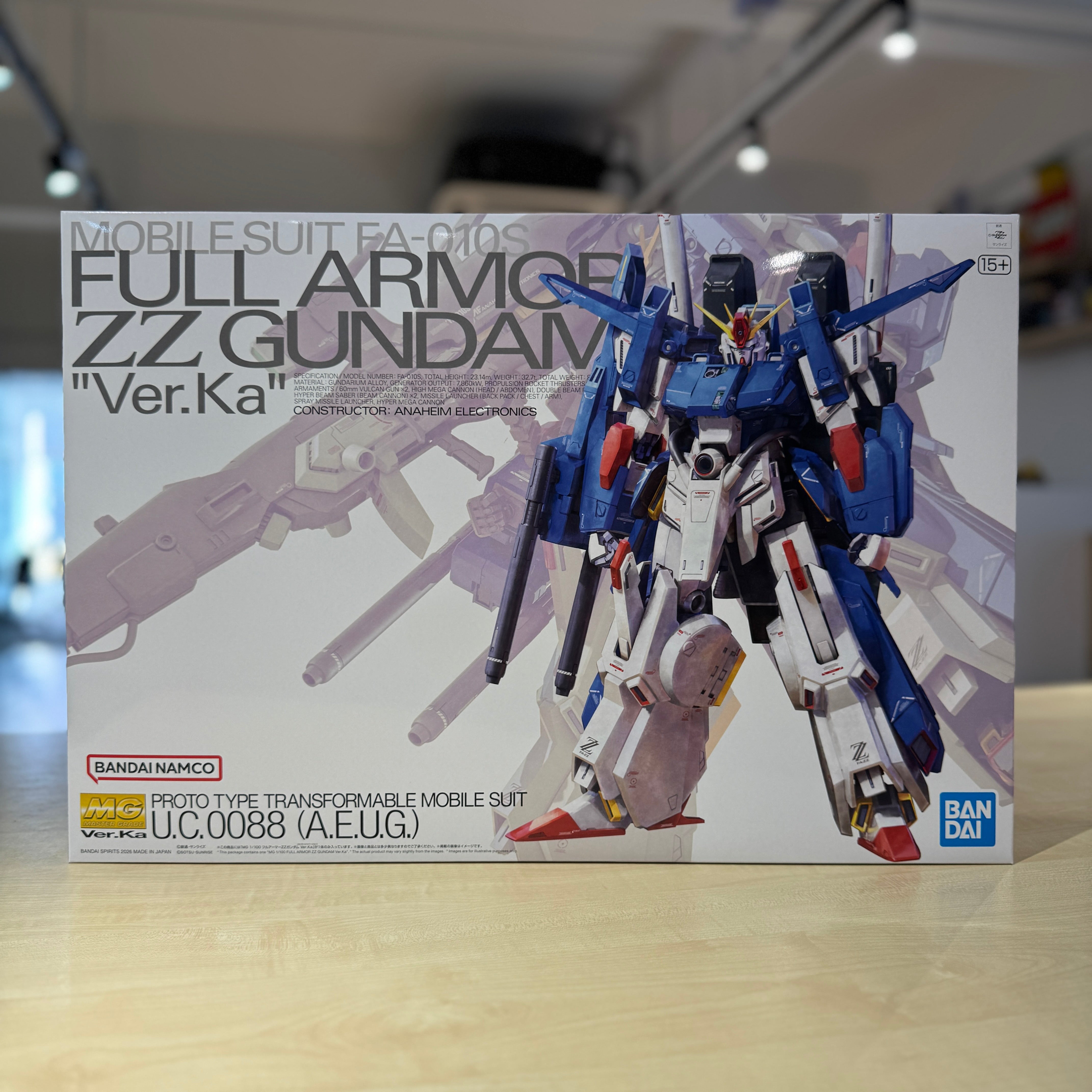 MG Full Armor ZZ Gundam Ver.Ka | Gundam Model Kit | DeToyz