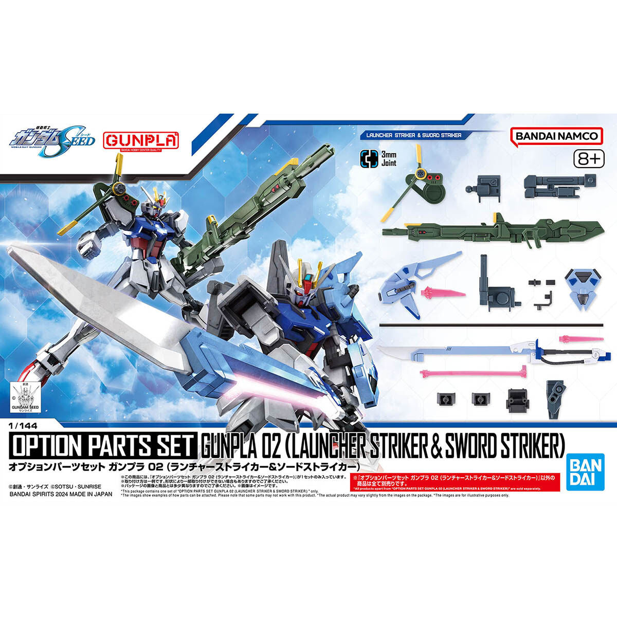 Option Parts Set Gunpla 02 (Laucher Striker & Sword Striker)