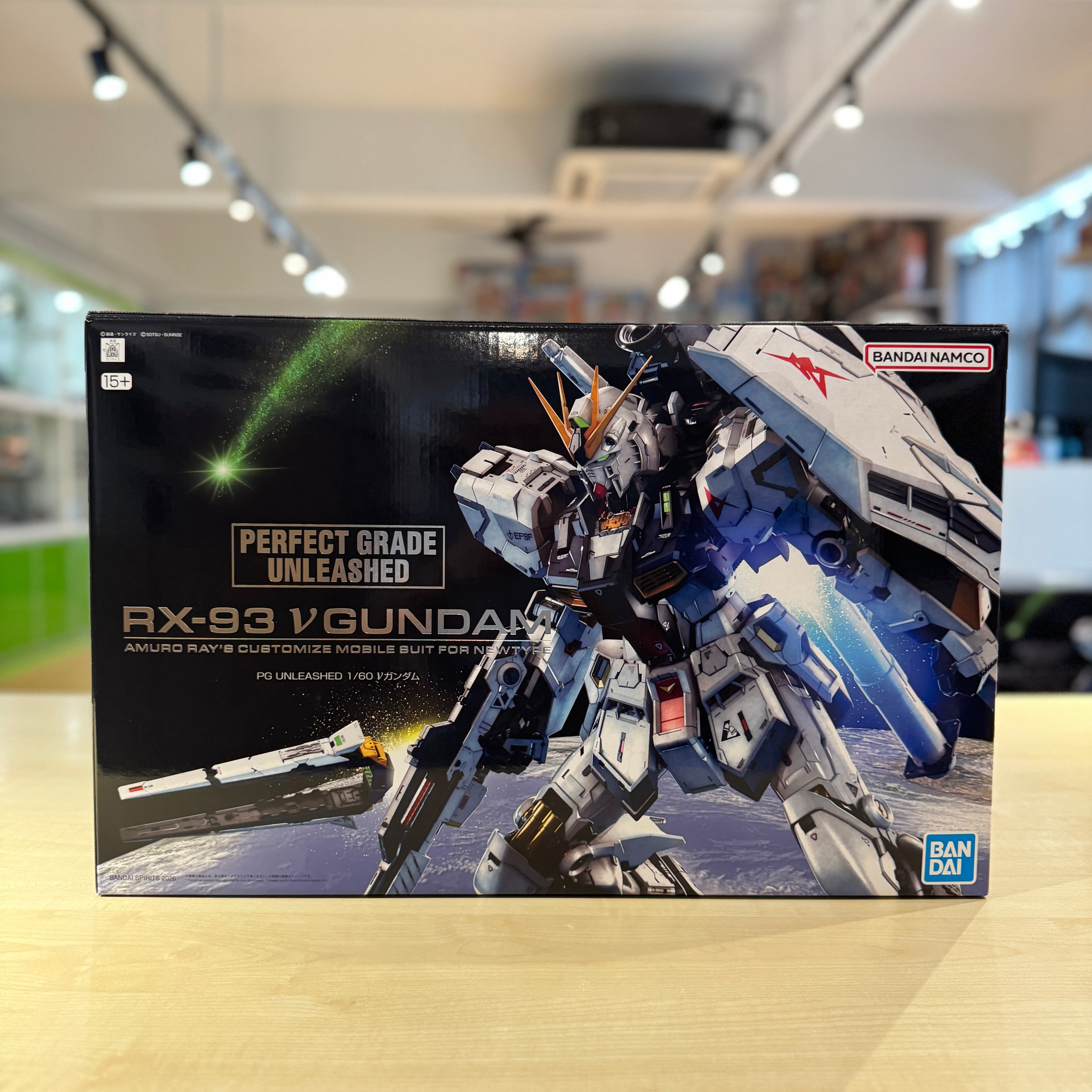 PG Unleashed 1/60 ν Gundam – Bandai Perfect Grade Gunpla