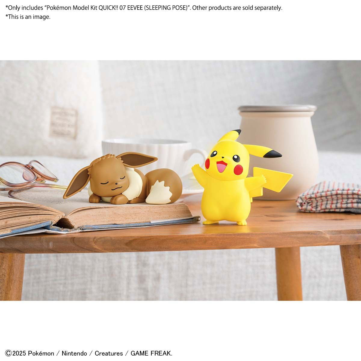 Pokémon Plamo Collection QUICK!! 07 Eevee (Sleeping Pose)