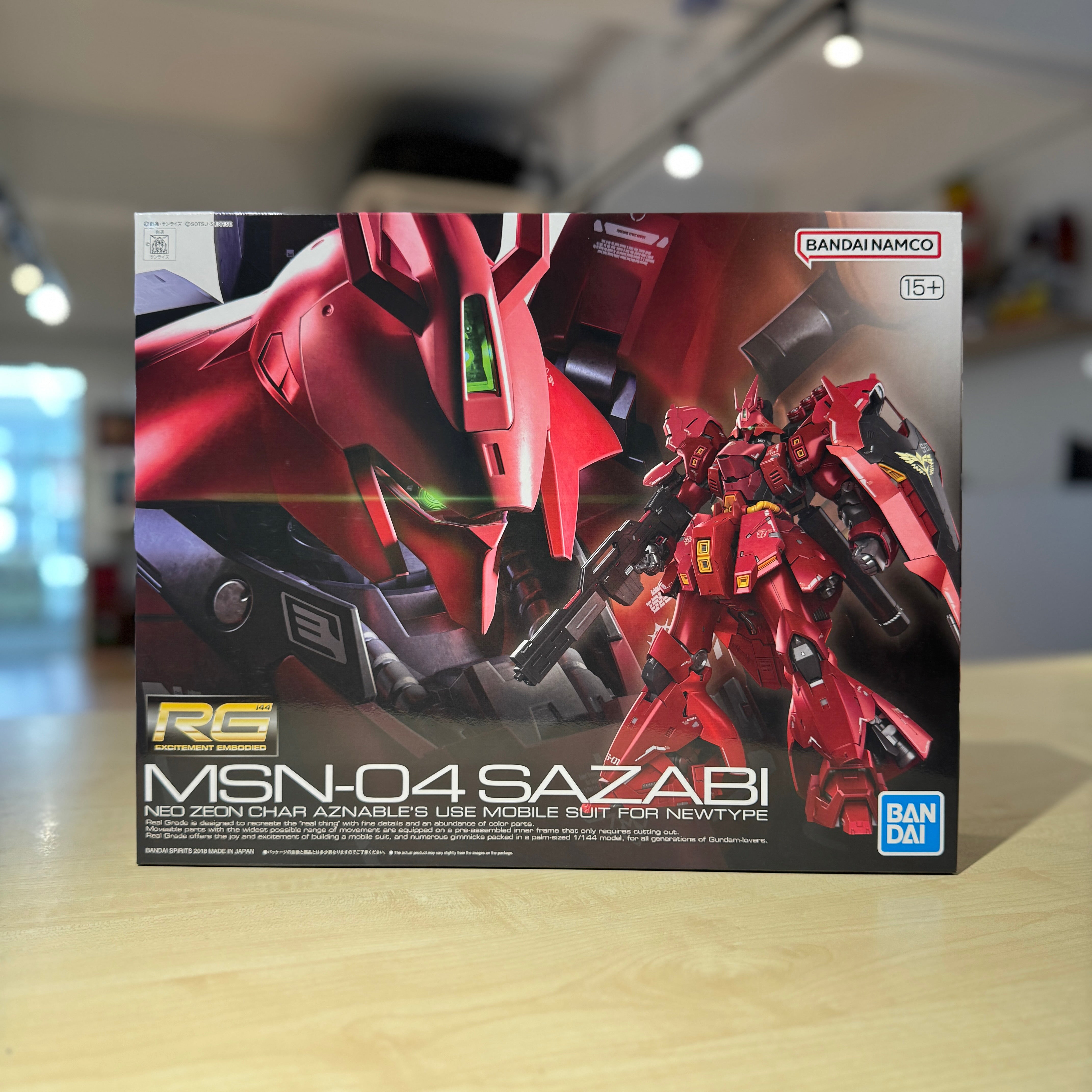 RG 1/144 MSN-04 Sazabi | DeToyz Malaysia – De Toyz Shop
