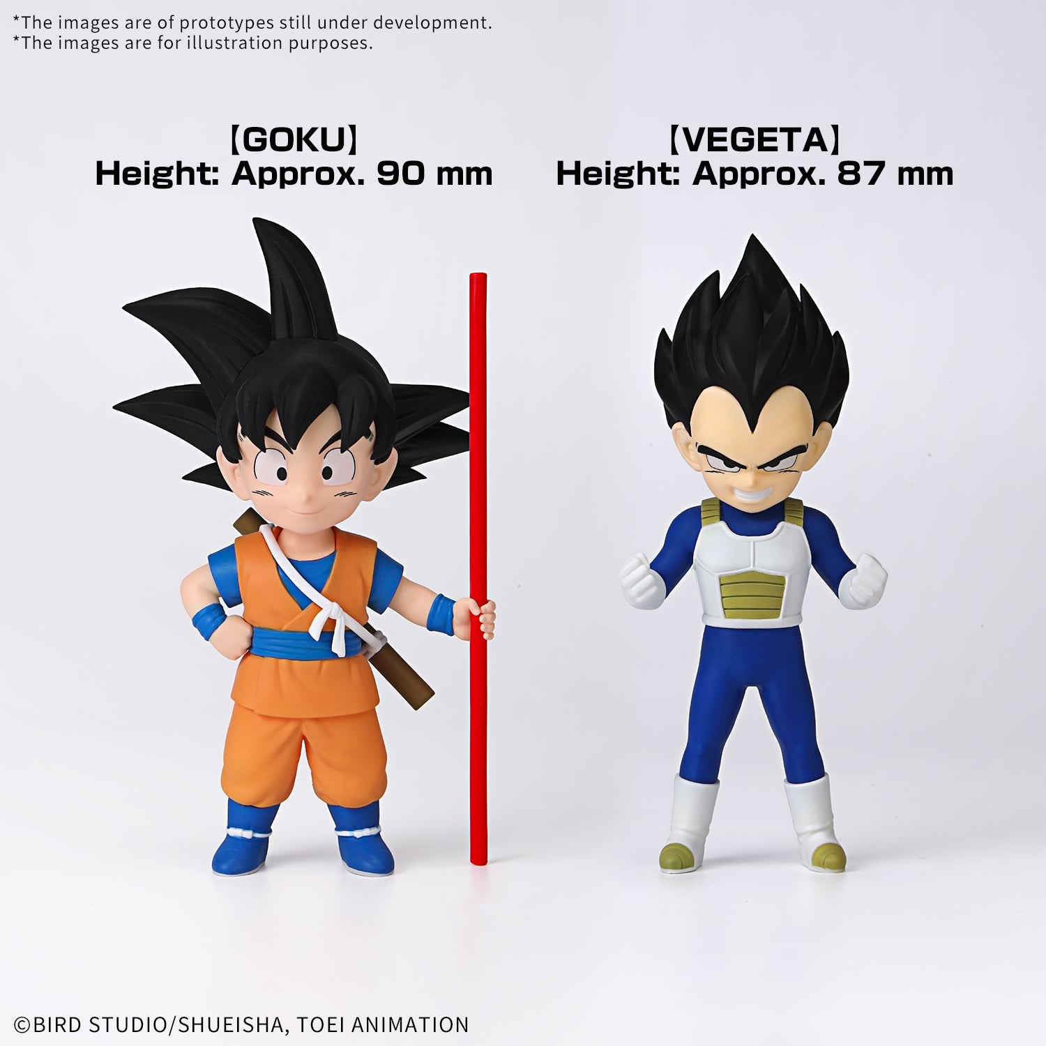 Dragon Ball Daima Model Kit Son Goku (Mini) & Vegeta (Mini)