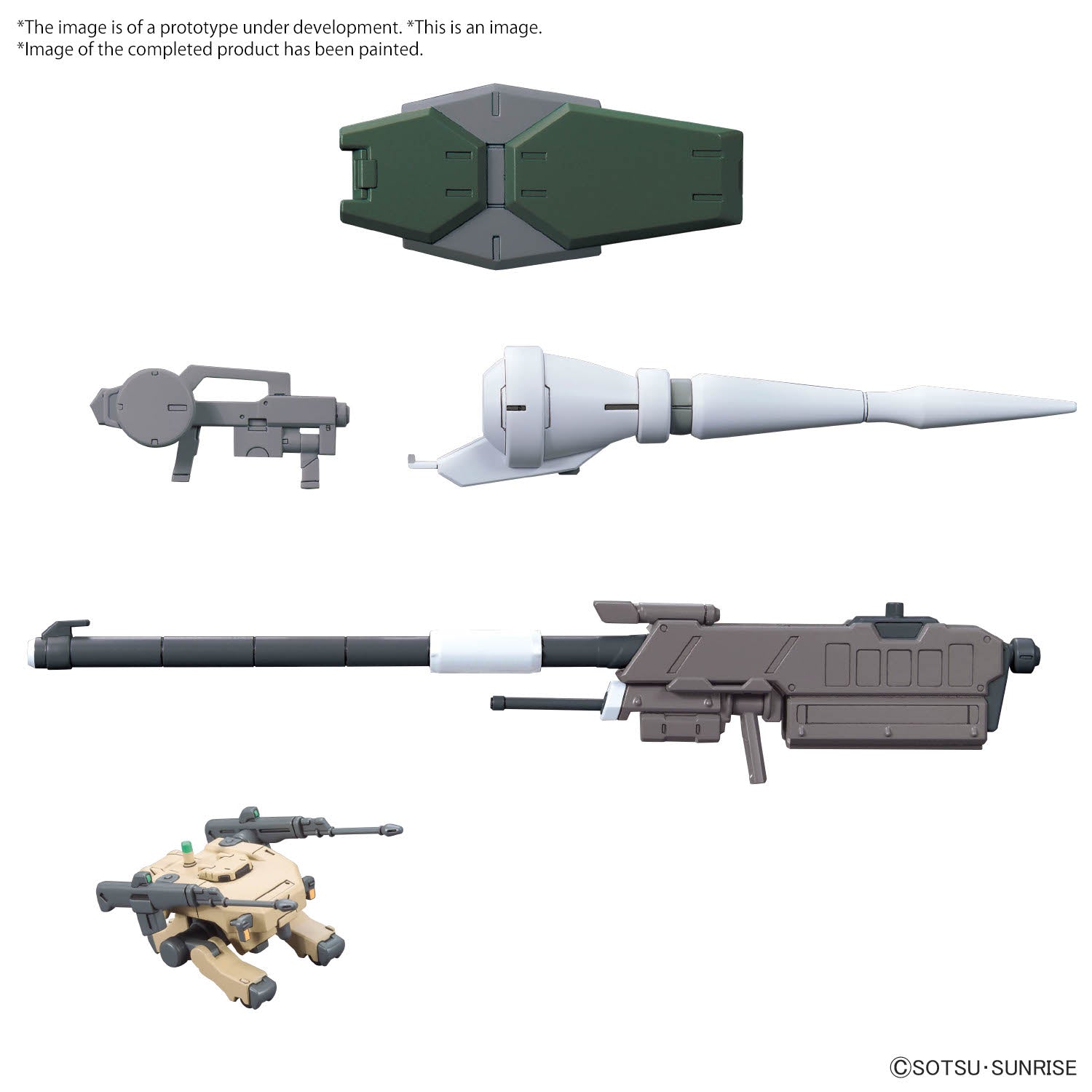 Option Parts Set Gunpla 11 (Smoothbore Gun for Barbatos)
