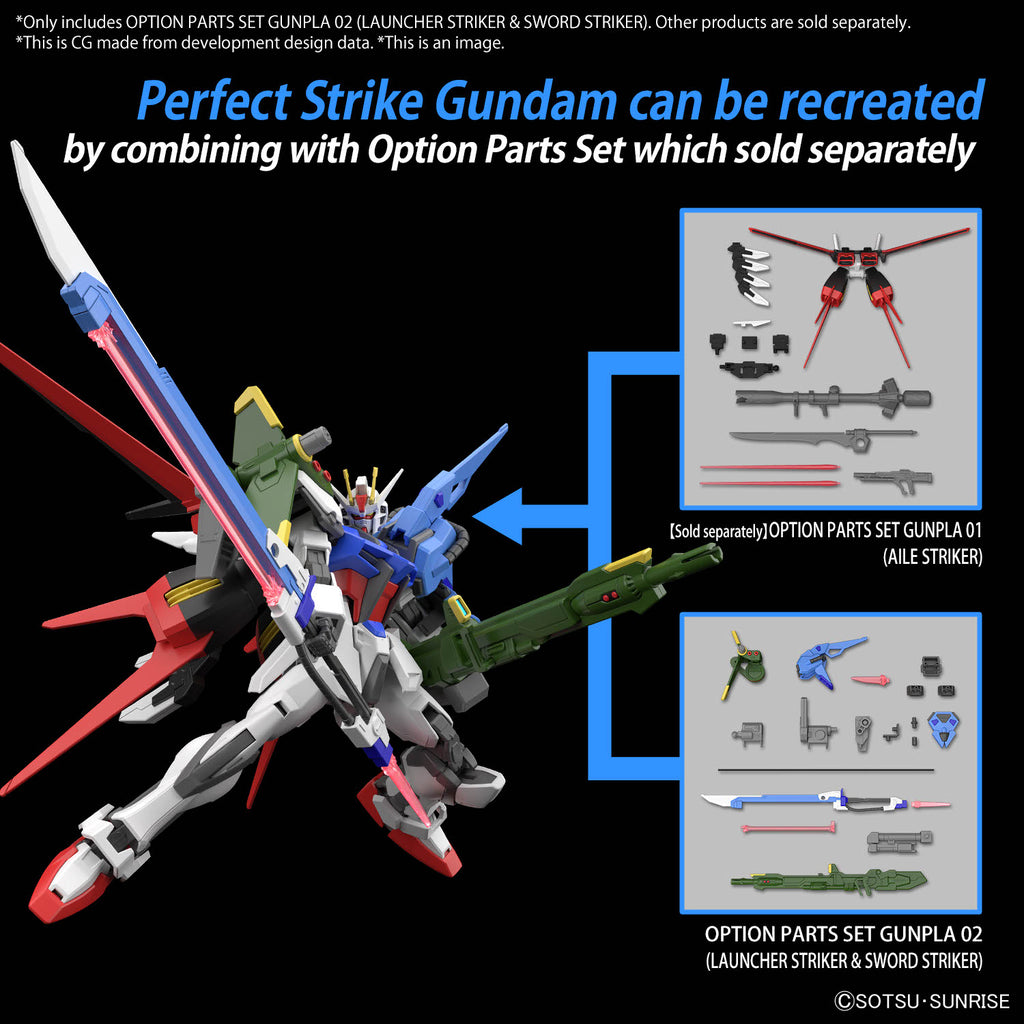 Option Parts Set Gunpla 02 (Laucher Striker & Sword Striker)