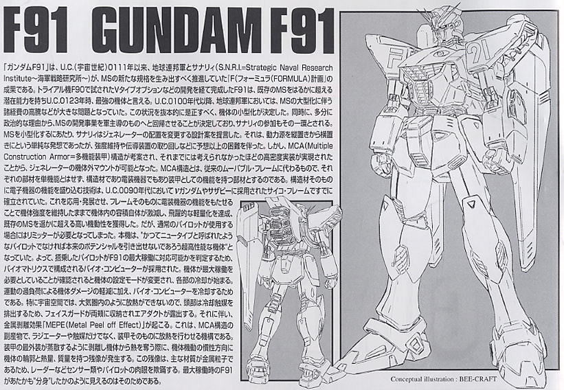 MG Gundam F91