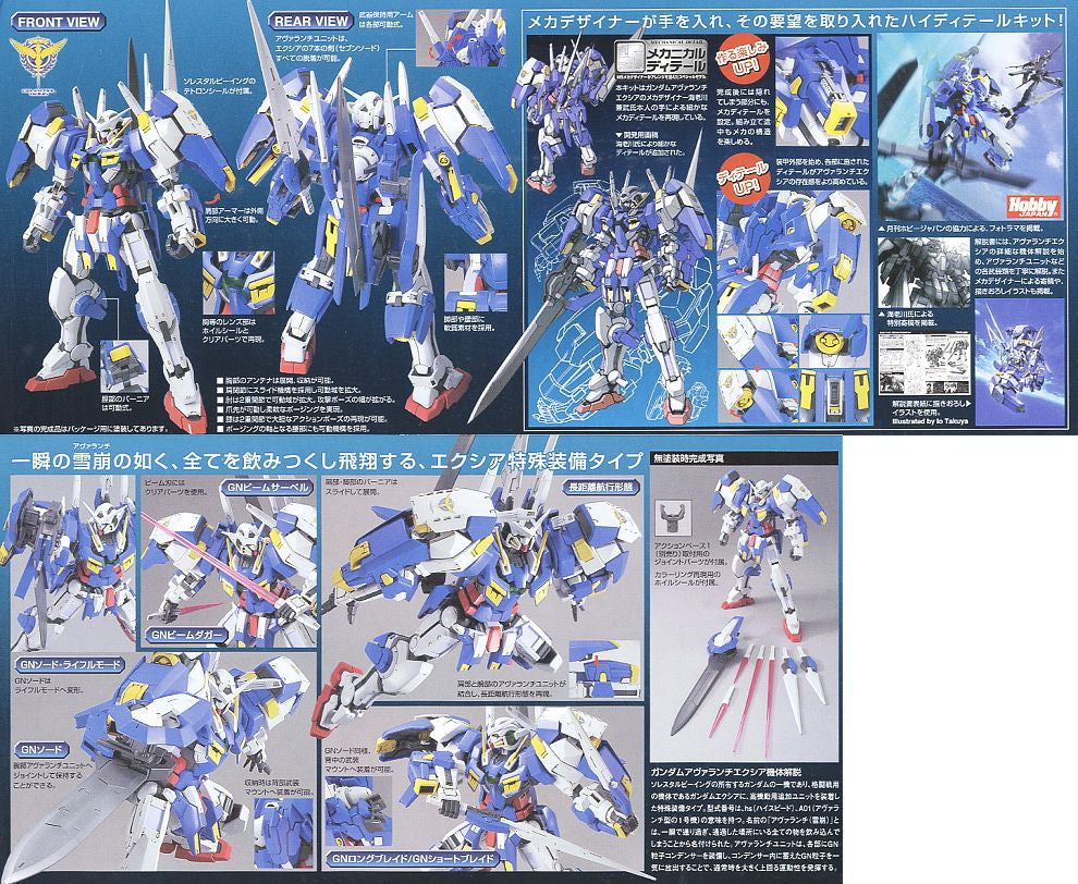 NG 1/100 GN-001/hs-A01 Gundam Avalanche Exia
