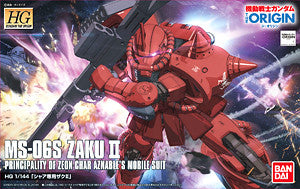 HG Char Aznable's Custom Zaku II (The Origin)