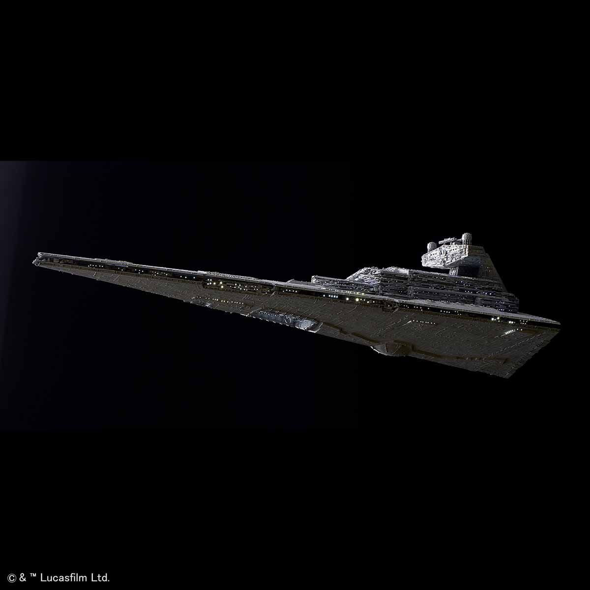 Bandai Star Wars Model kit - 1/5000 Star Destroyer [Lighting Model] First Production Limited.