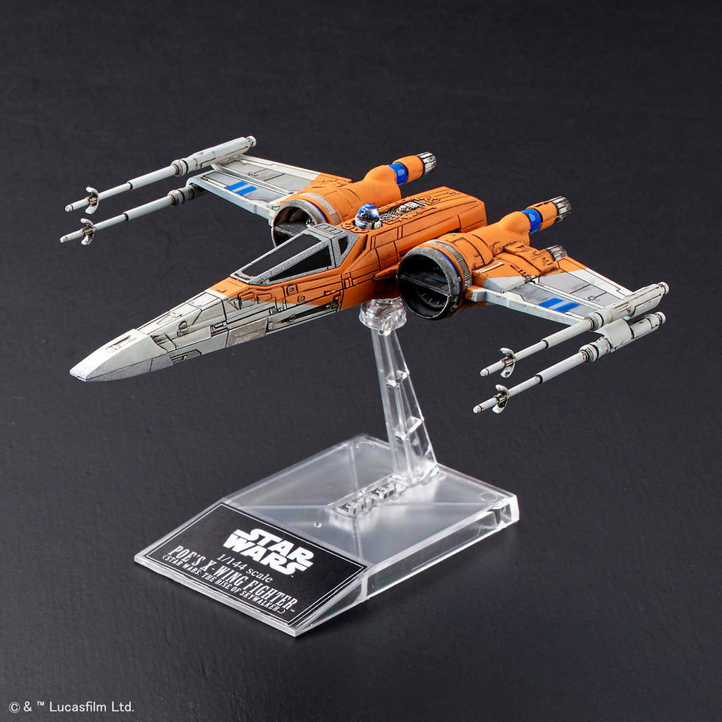 1/144 Poe's X-Wing Fighter & X-Wing Fighter (Star Wars:The Rise Of Skywalker)