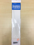 Manwah Craft Tools ABS Beam Round White (0.8mm)(Solid)